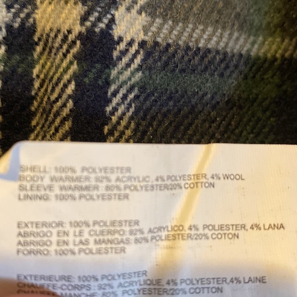 🌊 EUC Nautica Navy/Grey Versatile Anorak Rain Coat w/Removable Lining & Hood - Picture 9 of 10